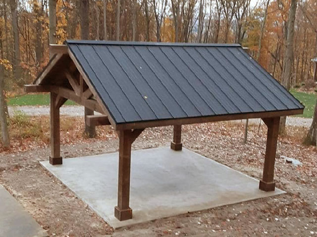 timber frame pavilion
