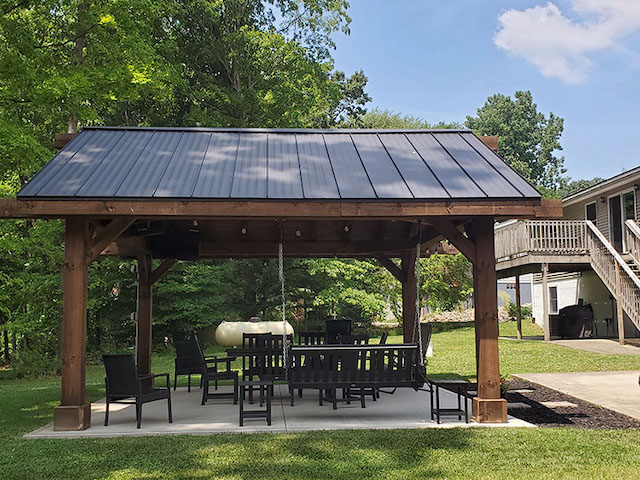 timber frame pavilion